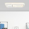 Brilliant Savare Plafondlamp LED Grijs, Wit, 1-licht, Afstandsbediening
