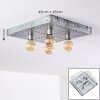 Octoraro Plafondlamp Zilver, 4-lichts