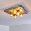 Octoraro Plafondlamp Zilver, 4-lichts