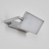 Anneau Muurlamp LED Chroom, Zilver, 1-licht
