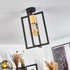 Bergo Plafondlamp Natuurlijke kleuren, Zwart, 1-licht