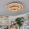 Kolo Plafondlamp LED Grijs, Wit, 1-licht, Afstandsbediening