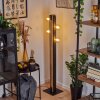 Yuma Staande lamp Natuurlijke kleuren, Zwart, 4-lichts
