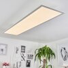 Barasat Plafondpaneel LED Wit, 1-licht, Afstandsbediening
