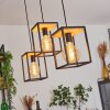 Colebrook Hanglamp Zwart, 3-lichts