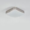 Hutton Plafondlamp LED Nikkel mat, 1-licht