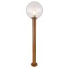 Globo OSSY Padverlichting houtlook, 1-licht
