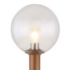 Globo OSSY Padverlichting houtlook, 1-licht