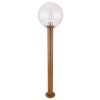 Globo OSSY Padverlichting houtlook, 1-licht