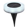 Globo Solarlamp LED Zwart, 8-lichts