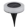 Globo Solarlamp LED Zwart, 8-lichts
