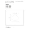 Lucide LORENA Plafondlamp Marmer kleur, Zwart, 1-licht