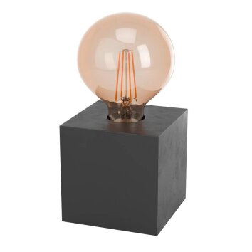 Eglo PRESTWICK Tafellamp Zwart, 1-licht