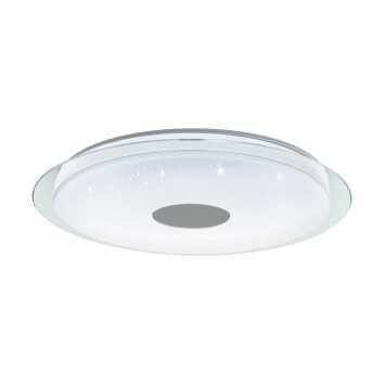 Eglo LANCIANO-Z Plafondlamp LED Transparant, Helder, Wit, 1-licht, Kleurwisselaar