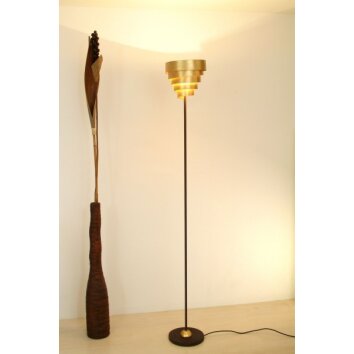 Holländer BANDEROLE Staande lamp Bruin, Goud, 1-licht