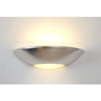 Holländer MATTEO Muurlamp Zilver, 1-licht