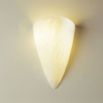 Holländer KYRA Muurlamp Alabaster, 1-licht
