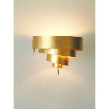 Holländer BANDEROLE Muurlamp Goud, 1-licht