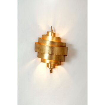 Holländer BANDEROLE Muurlamp Goud, 1-licht