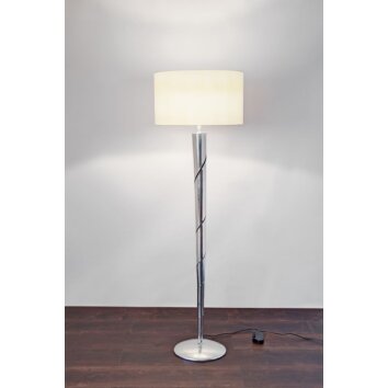 Holländer INNOVAZIONE Staande lamp Zilver, Wit, 1-licht