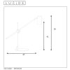 Lucide PHILINE Bureaulamp Zwart, 1-licht