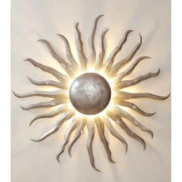 Holländer SONNE GIGANTE Muur en plafond verlichting Zilver, 2-lichts