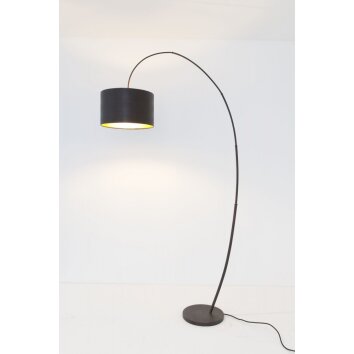 Holländer BAMBUS Staande lamp Bruin, Zwart, 1-licht