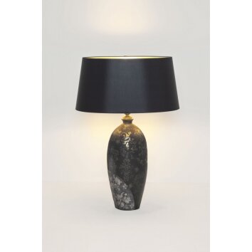Holländer MARY Tafellamp Goud, Zwart, Zilver, 1-licht