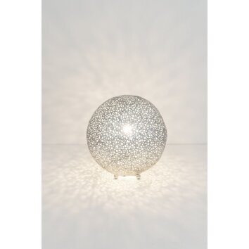 Holländer LILY Tafellamp Zilver, 1-licht