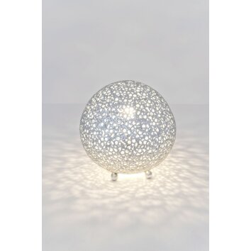Holländer LILY Tafellamp Zilver, 1-licht