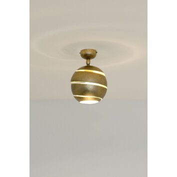 Holländer SUOPARE Plafondlamp Goud, 1-licht