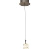 Holländer ECKIG Hanglamp Zilver, 1-licht