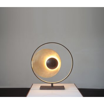 Holländer SATELLITE Tafellamp Bruin, Goud, Zwart, 4-lichts