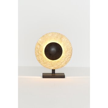 Holländer ECLIPSE KLEIN Tafellamp Bruin, Goud, Zwart, 4-lichts