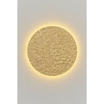 Holländer METEOR Muurlamp LED Goud, 1-licht