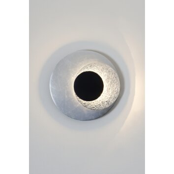 Holländer LABOCCA Muurlamp LED Zwart, Zilver, 2-lichts
