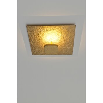 Holländer CESARE Plafondlamp LED Goud, 2-lichts