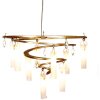 Holländer SERPENTINEN SPIRAL Hanger Goud, 9-lichts