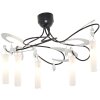 Holländer CASINO Plafondlamp Zwart, Zilver, 5-lichts