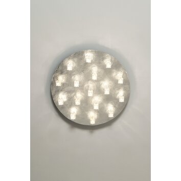 Holländer LUCENTE Plafondlamp Zilver, 16-lichts