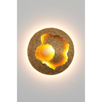 Holländer NIDODIVESPE Muurlamp LED Goud, 1-licht