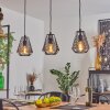 Cassils Hanglamp Zwart, 3-lichts
