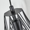 Cassils Hanglamp Zwart, 3-lichts