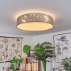 Tallaboa Plafondlamp LED Wit, 1-licht, Afstandsbediening