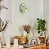 Cabri Muurlamp LED Chroom, Groen, Wit, 1-licht