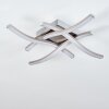 Letala Plafondlamp LED Nikkel mat, 4-lichts