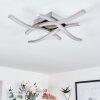 Letala Plafondlamp LED Nikkel mat, 4-lichts