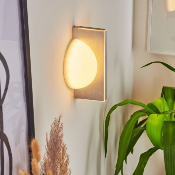 Wroxton Muurlamp LED Aluminium, 1-licht