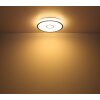 Globo GEORGIA Plafondlamp LED Wit, 1-licht, Afstandsbediening, Kleurwisselaar