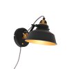 Steinhauer Nové Muurlamp Zwart, 1-licht